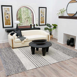 Hauteloom Tideswell TIDE Black Woven/Flatwoven Wool Rug