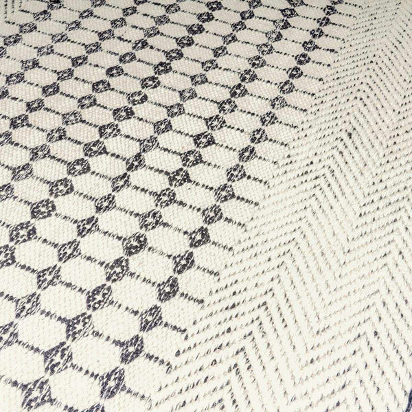 Hauteloom Tideswell TIDE Black Woven/Flatwoven Wool Rug