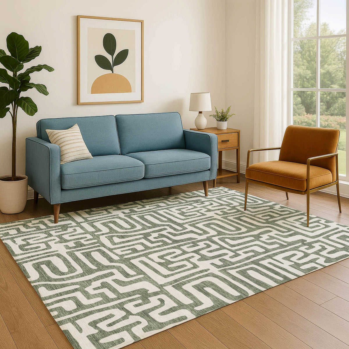 dalyn the reserve tr1 basil rug