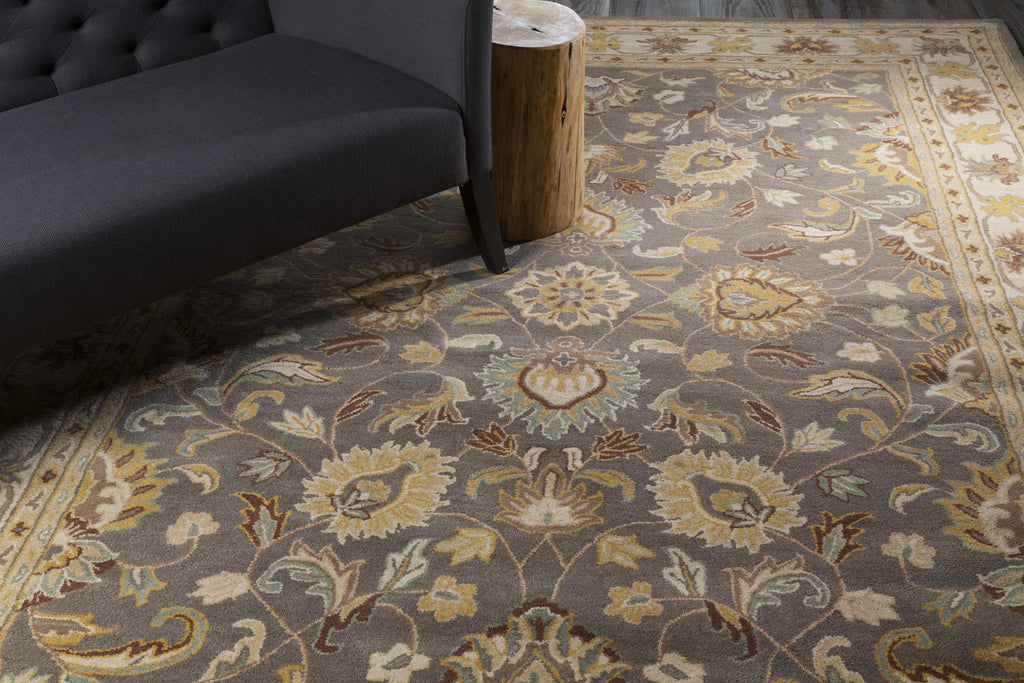 Hauteloom Tranquillity TRANQ Charcoal Hand Tufted Wool Rug