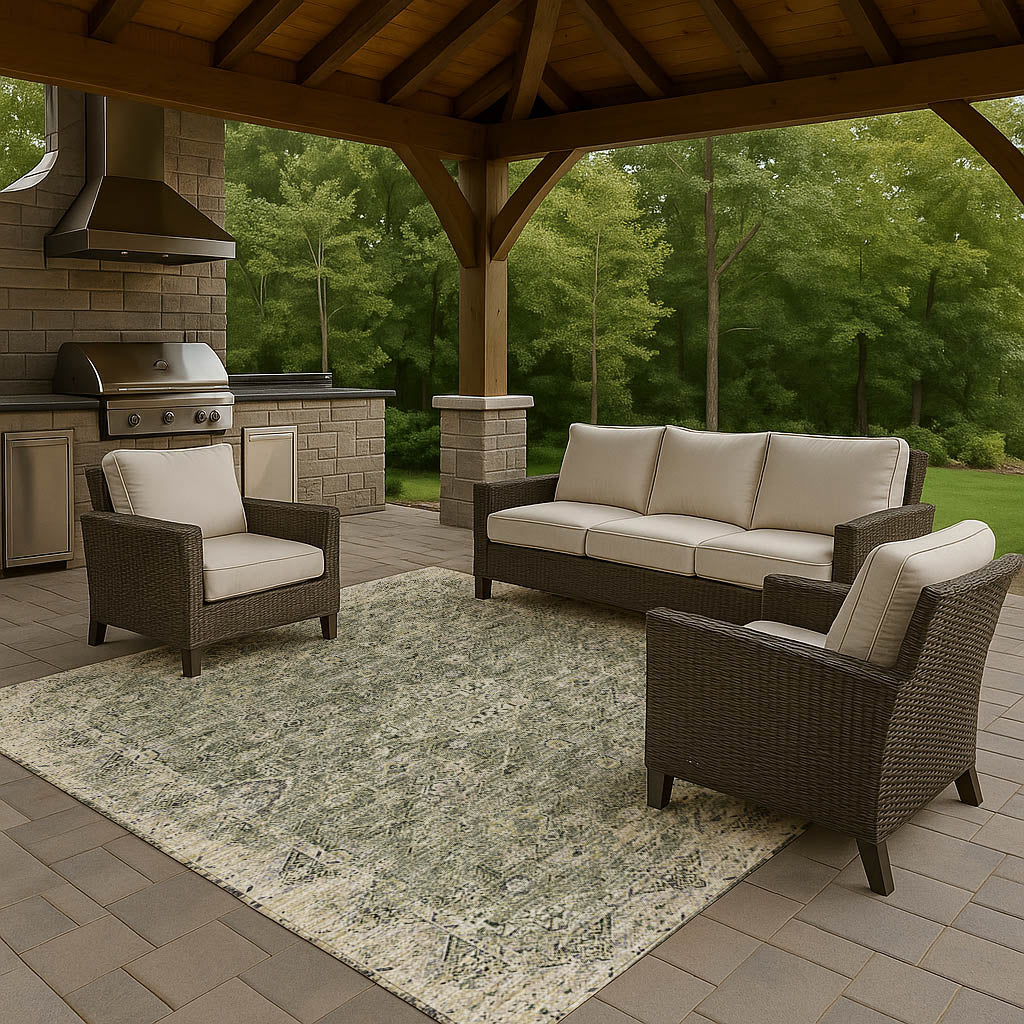 dalyn tuscany tu12 green rug