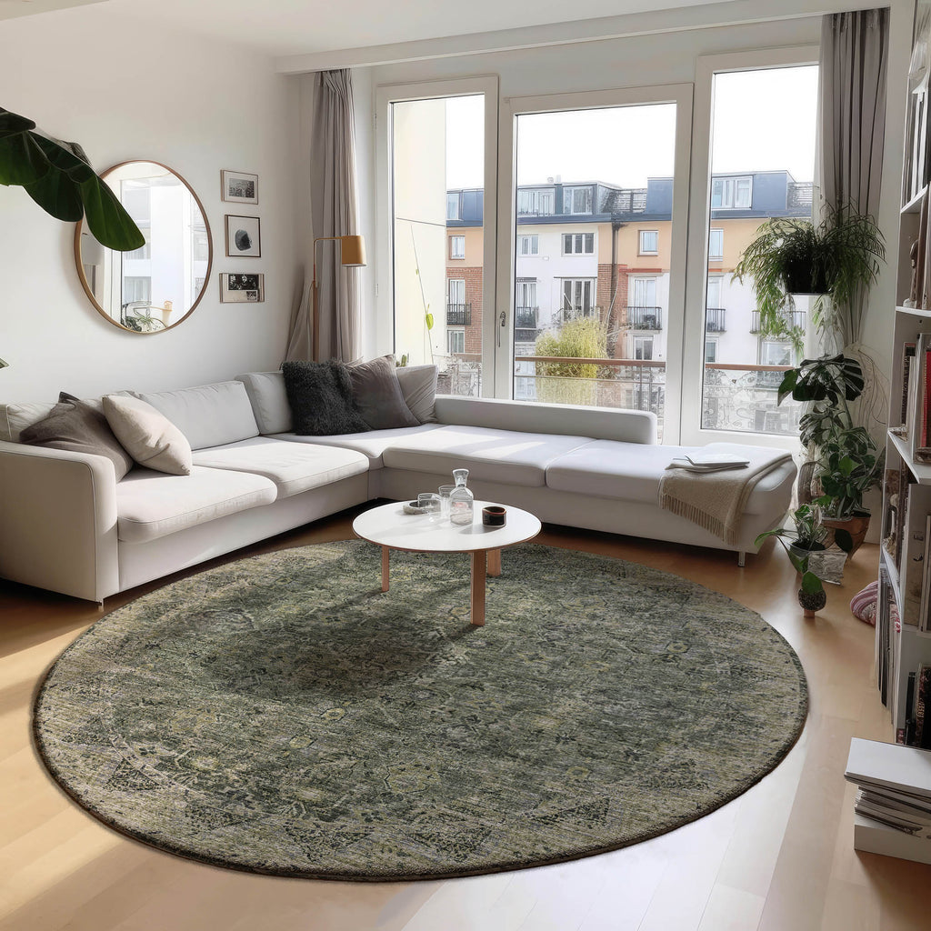 dalyn tuscany tu12 green rug