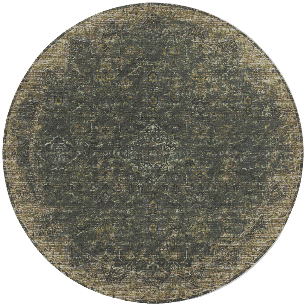 dalyn tuscany tu12 green rug