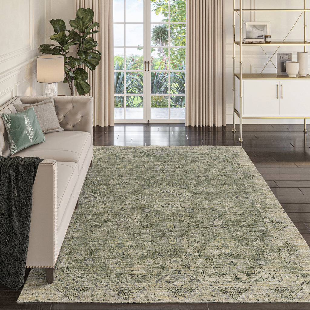 dalyn tuscany tu12 green rug