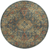 dalyn tuscany tu13 teal rug