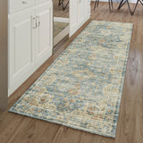 dalyn tuscany tu13 teal rug