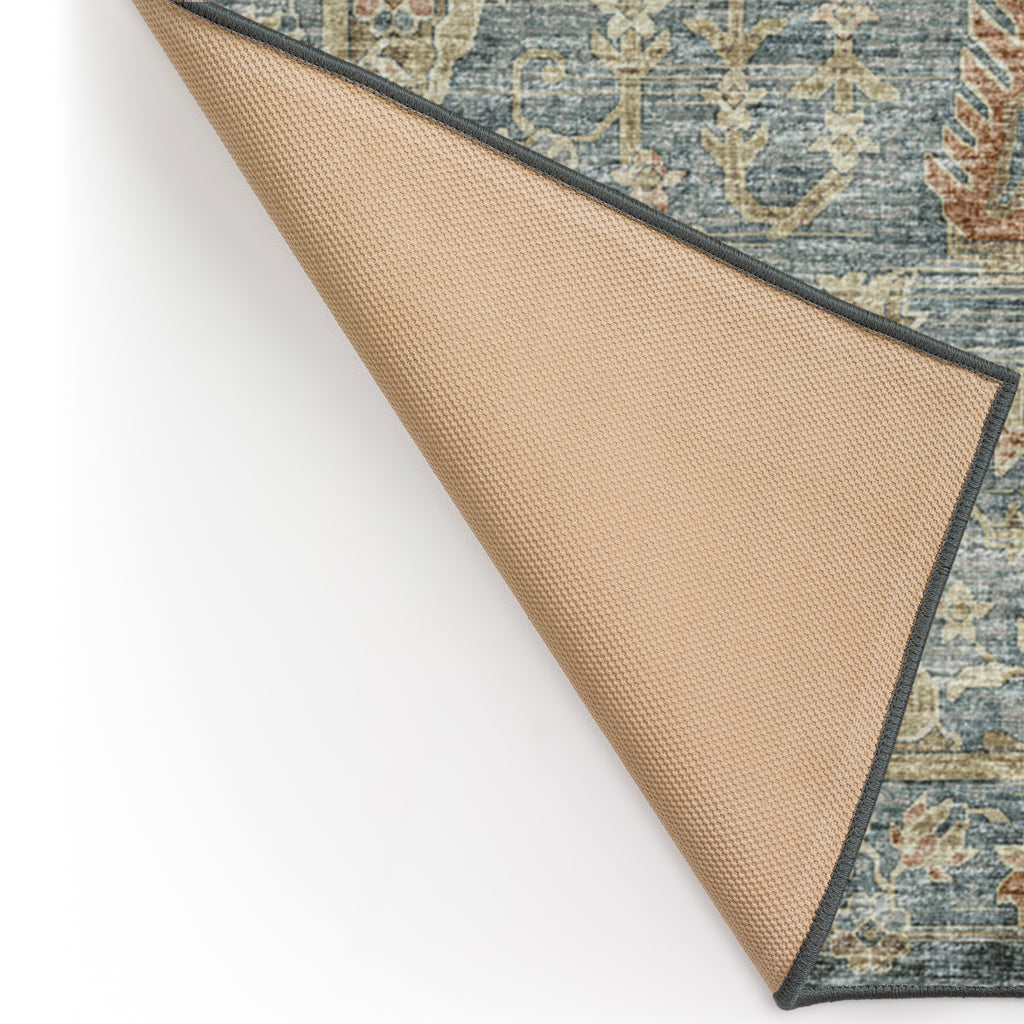 dalyn tuscany tu13 teal rug