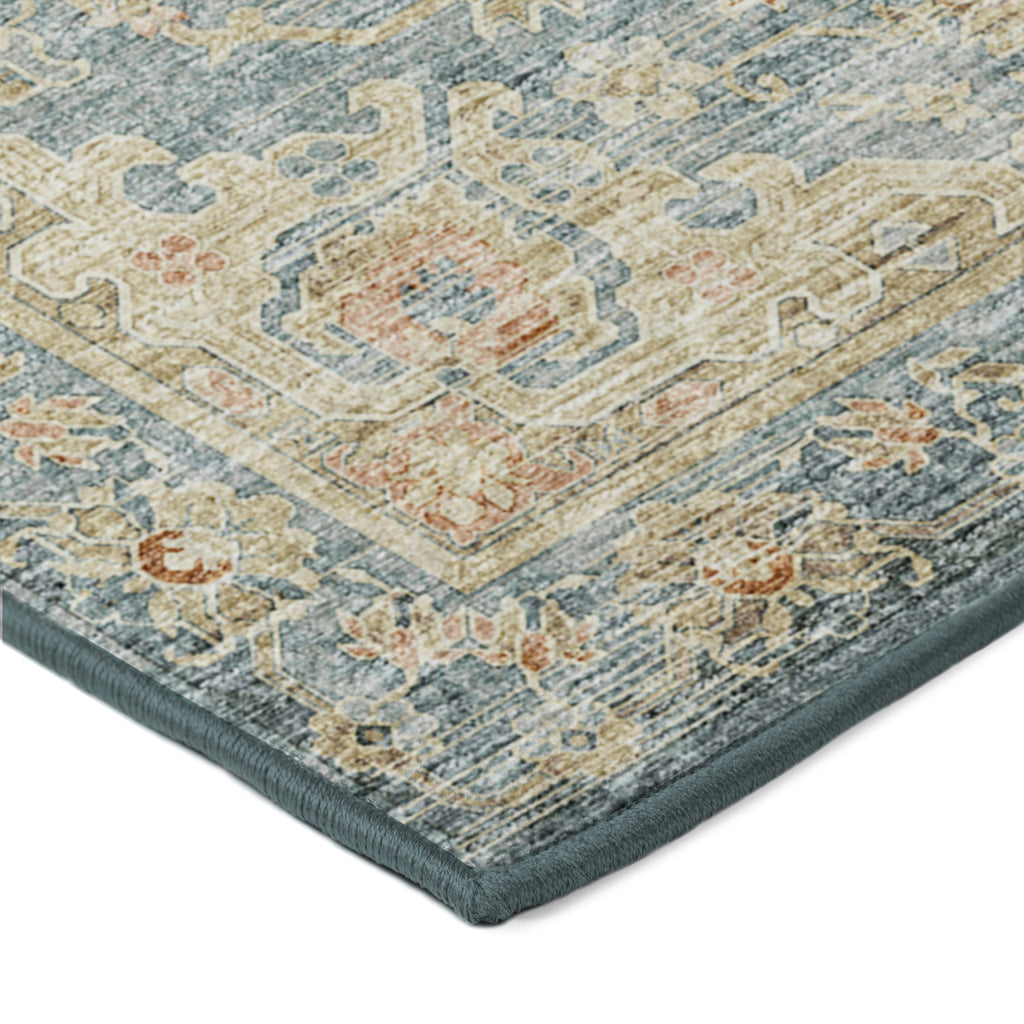 dalyn tuscany tu13 teal rug