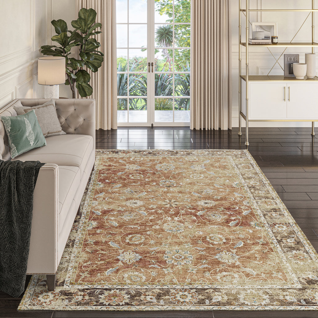 dalyn tuscany tu14 paprika rug