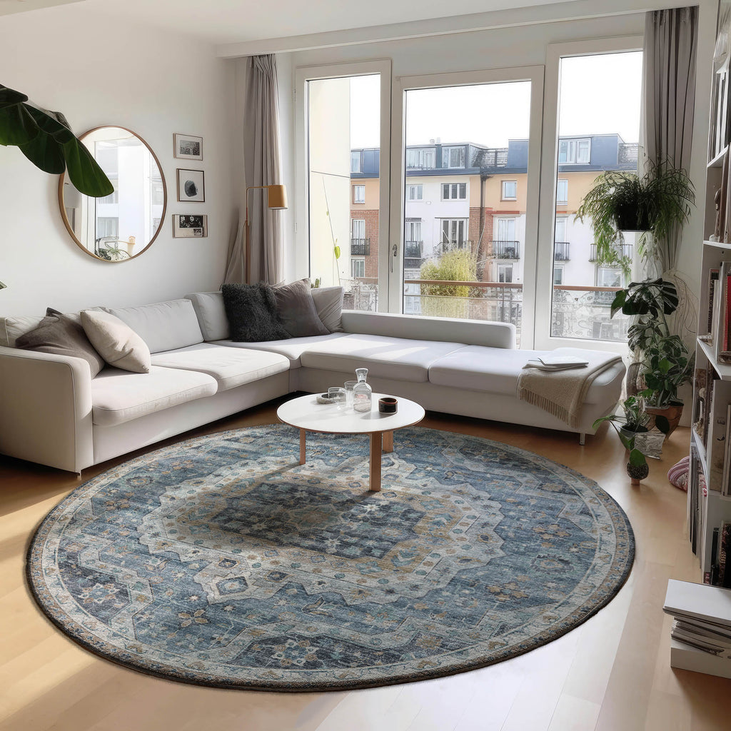 dalyn tuscany tu4 blue rug