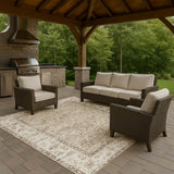 dalyn tuscany tu5 taupe rug