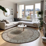 dalyn tuscany tu5 taupe rug