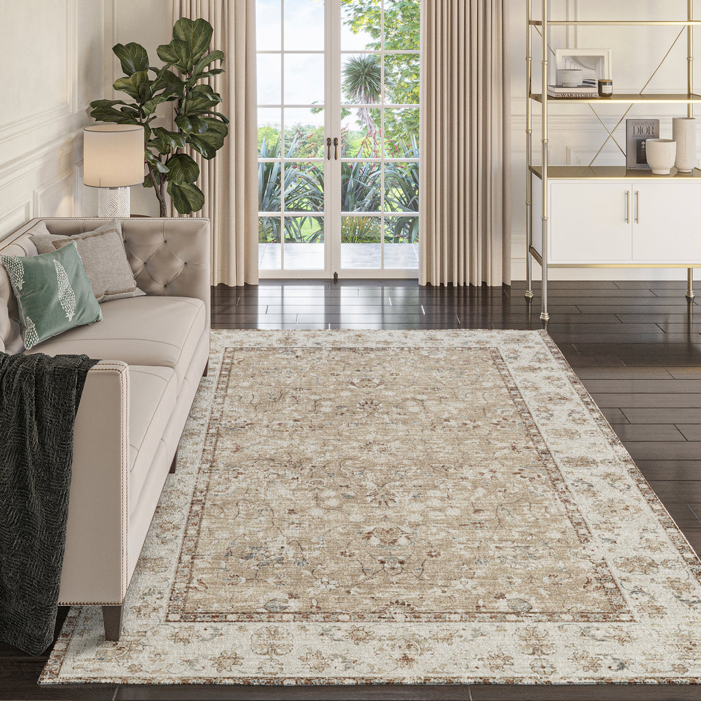 dalyn tuscany tu5 taupe rug
