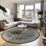 dalyn tuscany tu6 charcoal rug