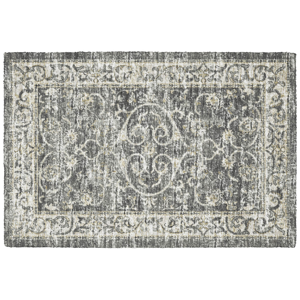 dalyn tuscany tu6 charcoal rug