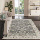 dalyn tuscany tu6 charcoal rug