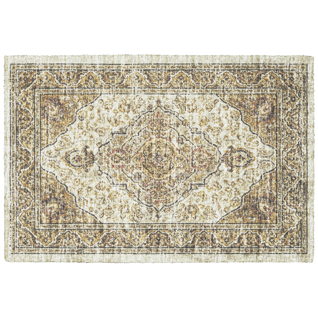 dalyn tuscany tu9 gold rug