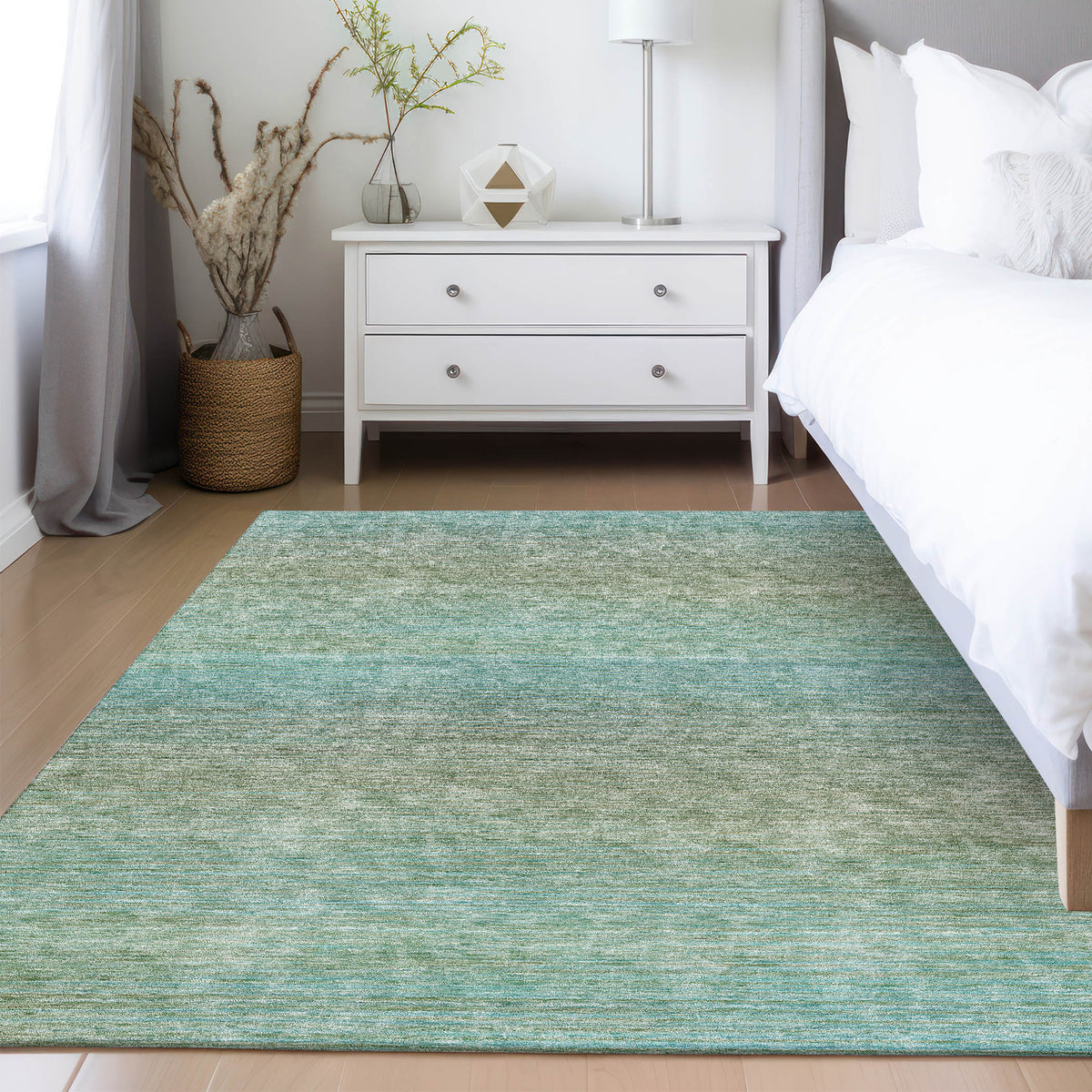 dalyn trevi tv11 teal rug