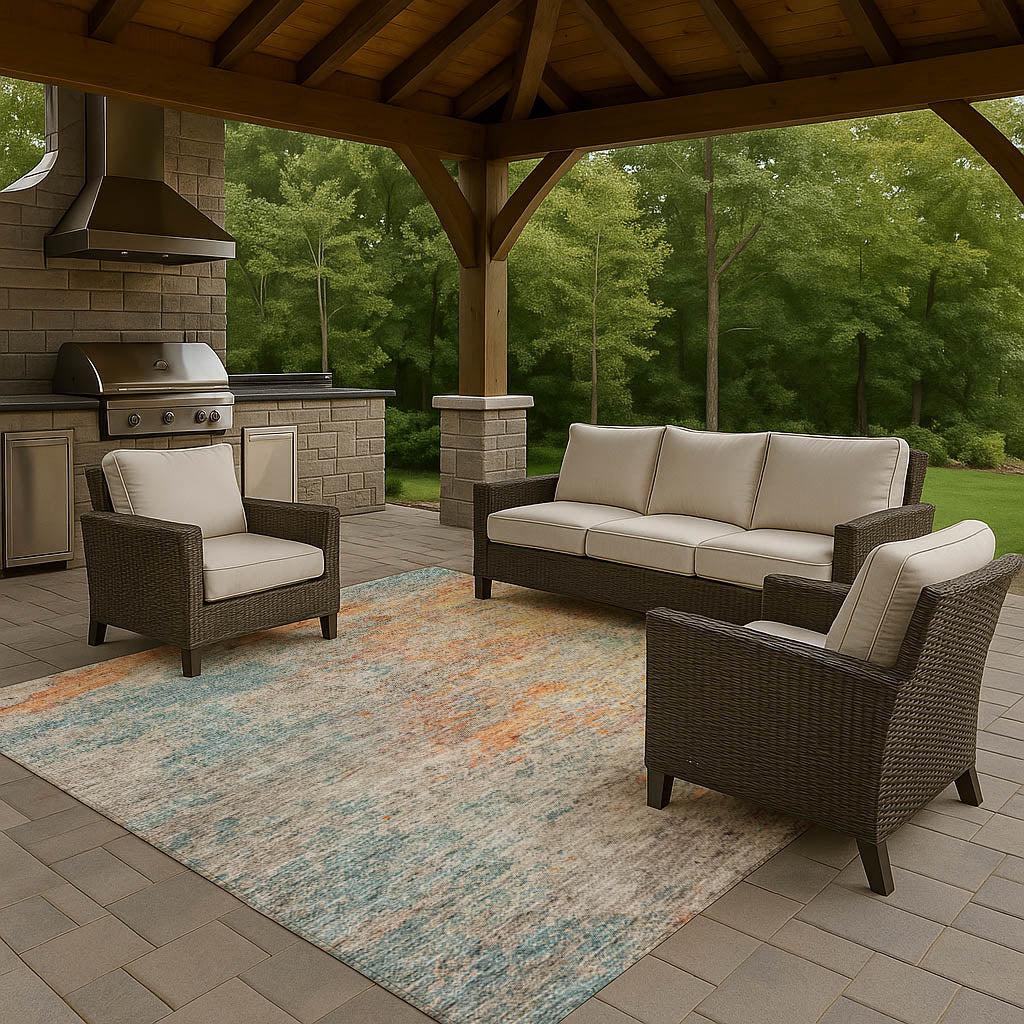 dalyn trevi tv13 teal rug