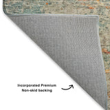 dalyn trevi tv13 teal rug