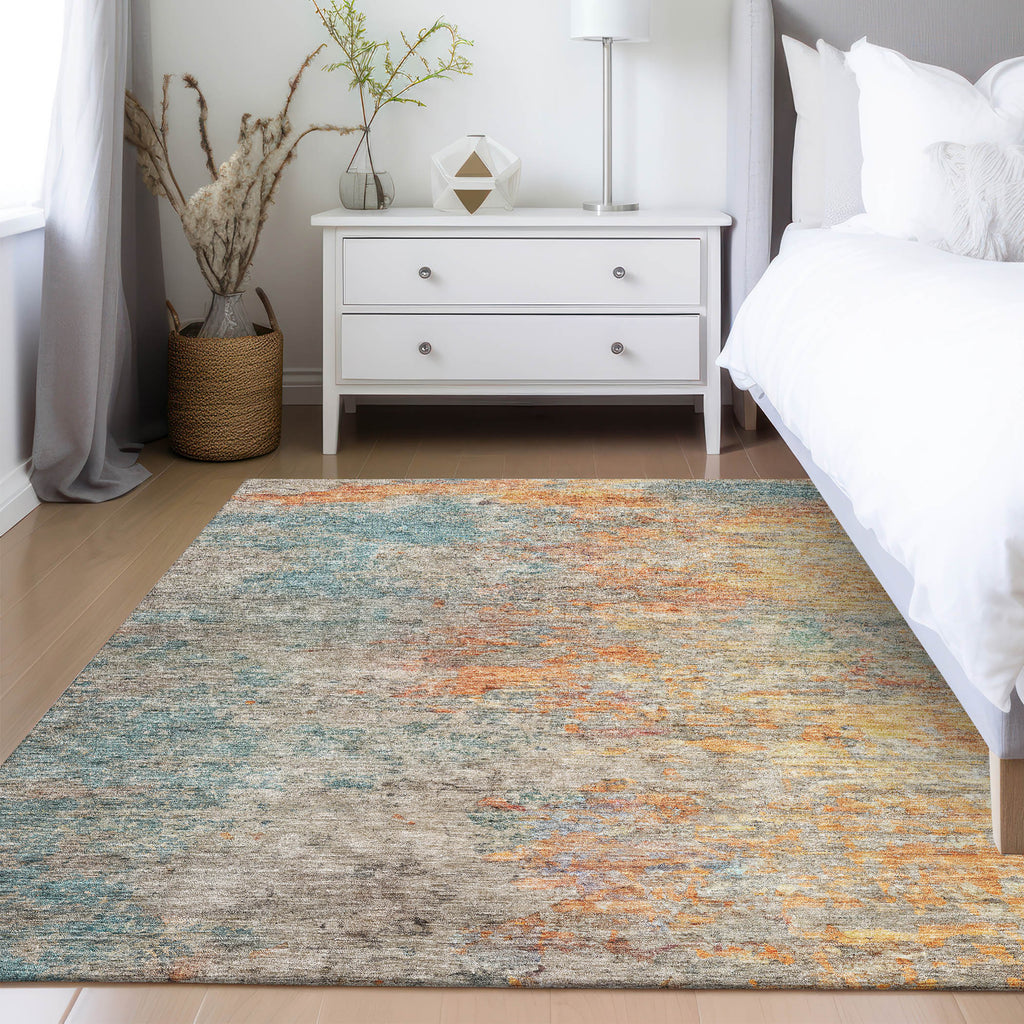 dalyn trevi tv13 teal rug