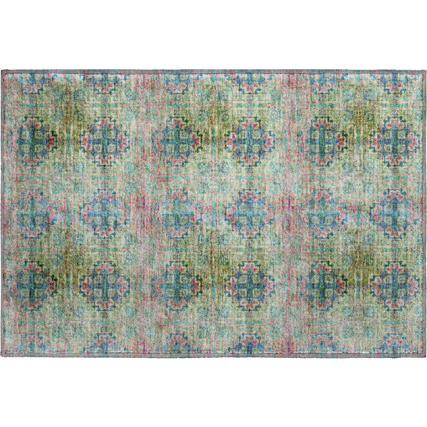 dalyn trevi tv16 green rug