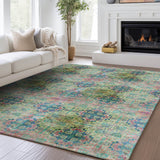 dalyn trevi tv16 green rug