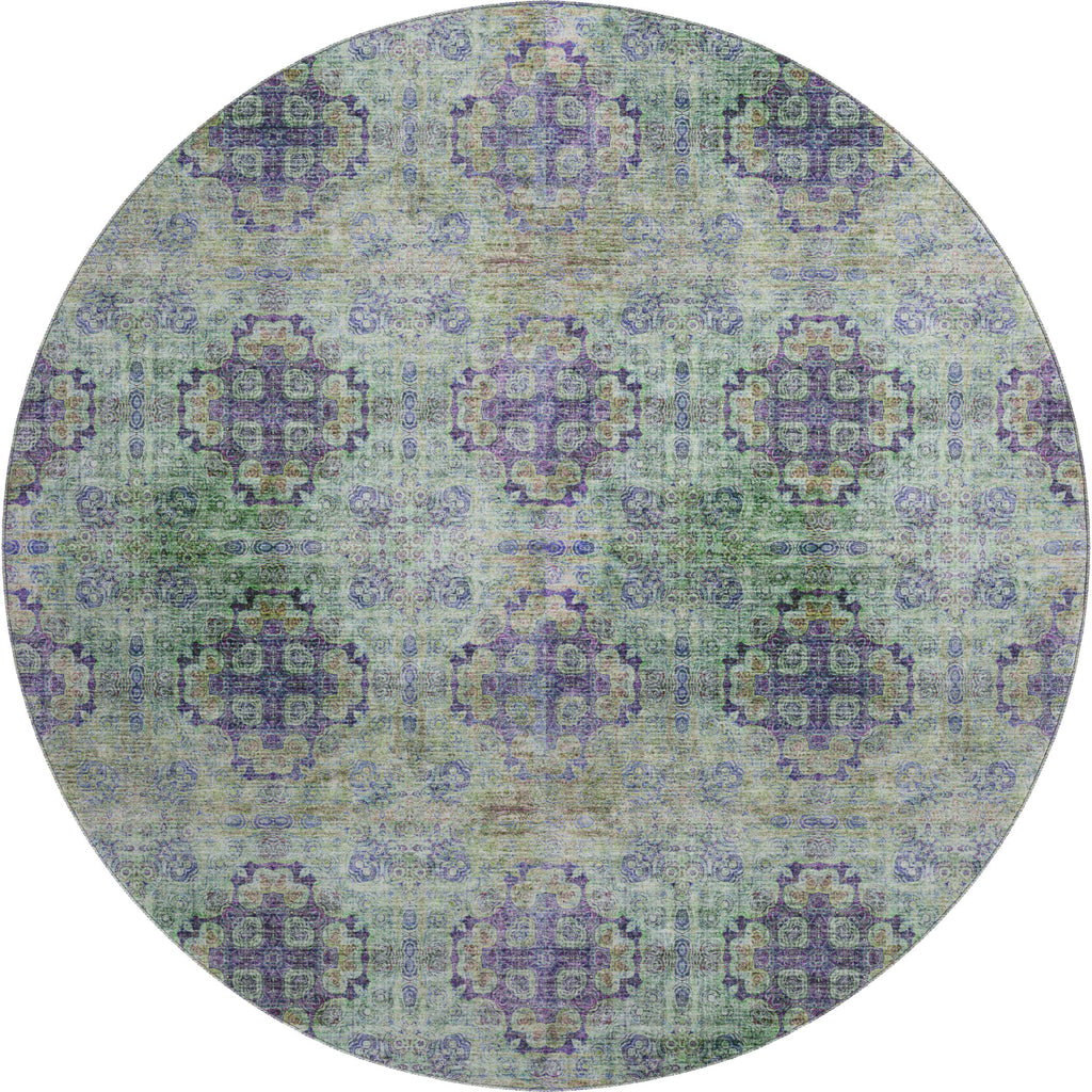 dalyn trevi tv16 purple rug