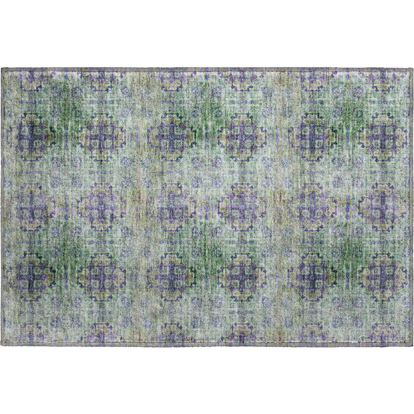 dalyn trevi tv16 purple rug