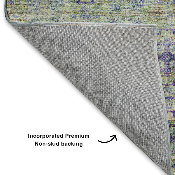 dalyn trevi tv16 purple rug