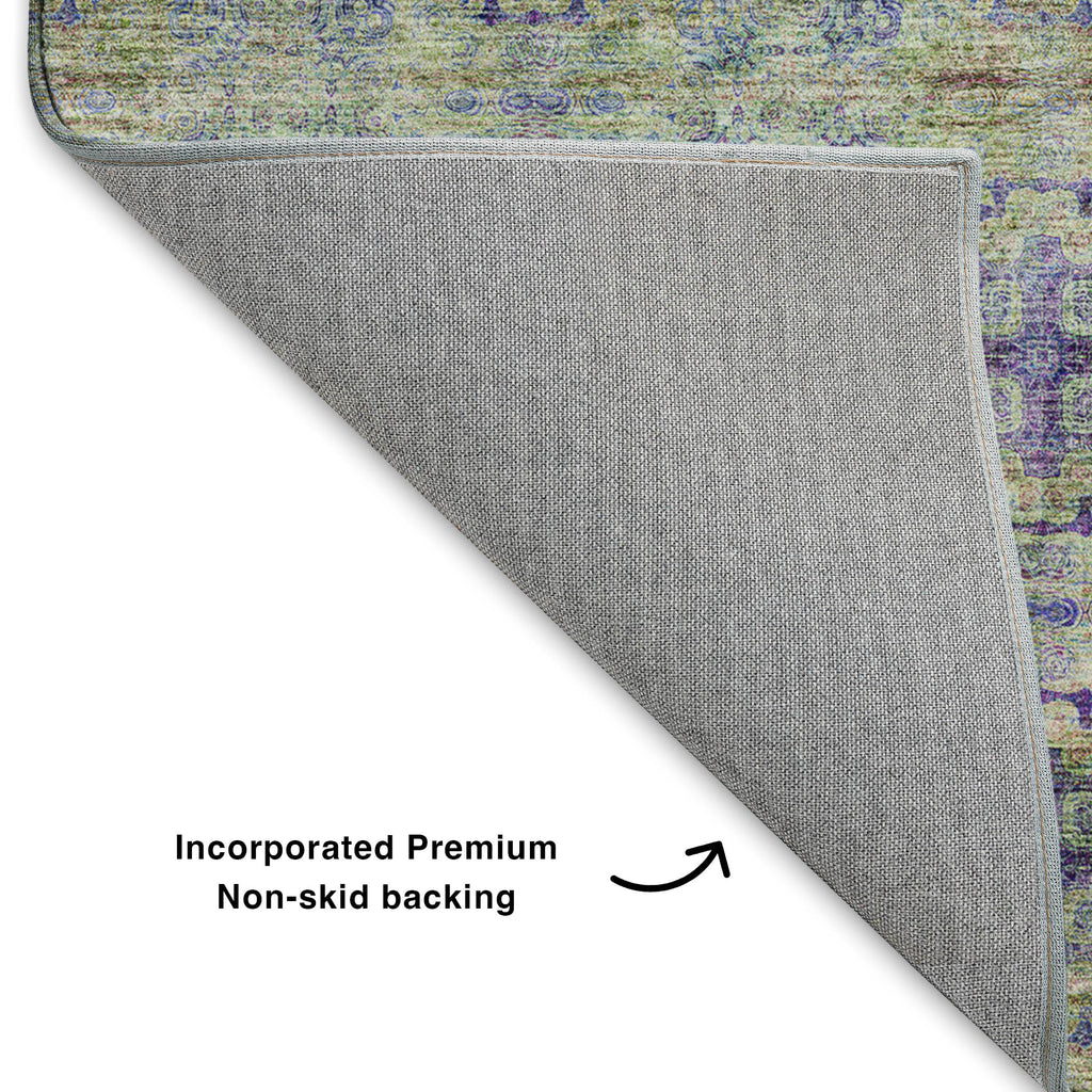 dalyn trevi tv16 purple rug