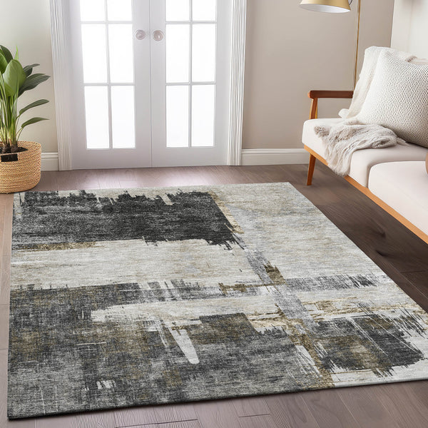 dalyn trevi tv18 gray rug