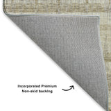 dalyn trevi tv19 taupe rug