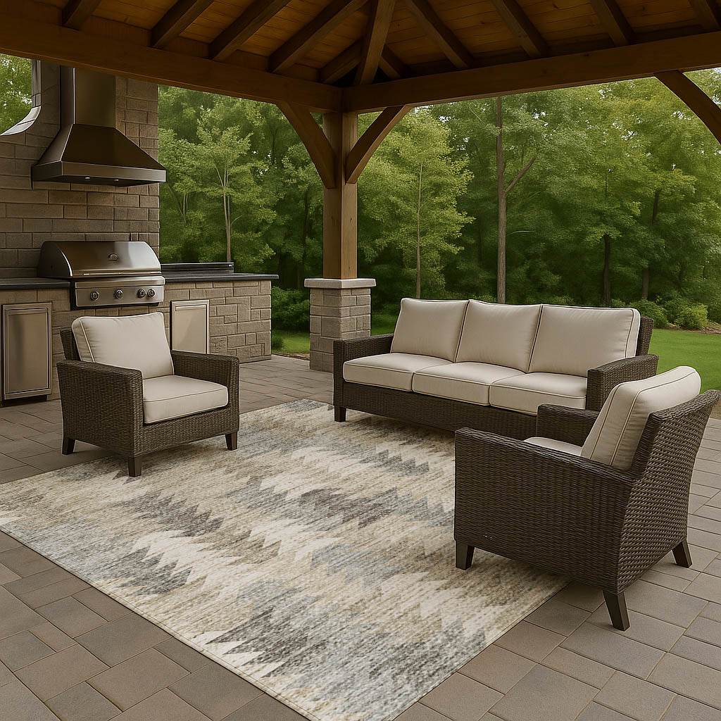 dalyn trevi tv20 taupe rug