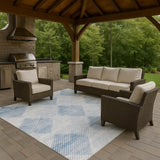 dalyn trevi tv4 blue rug