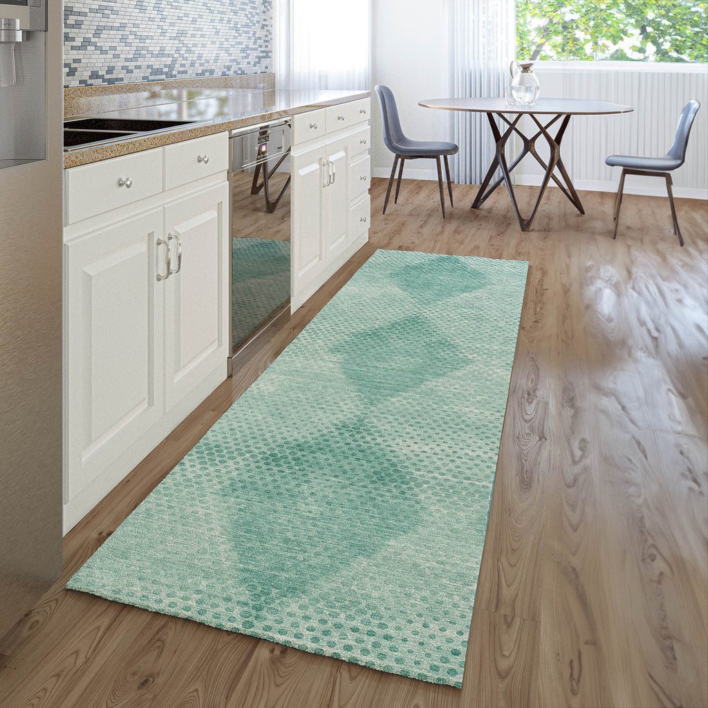 dalyn trevi tv4 teal rug