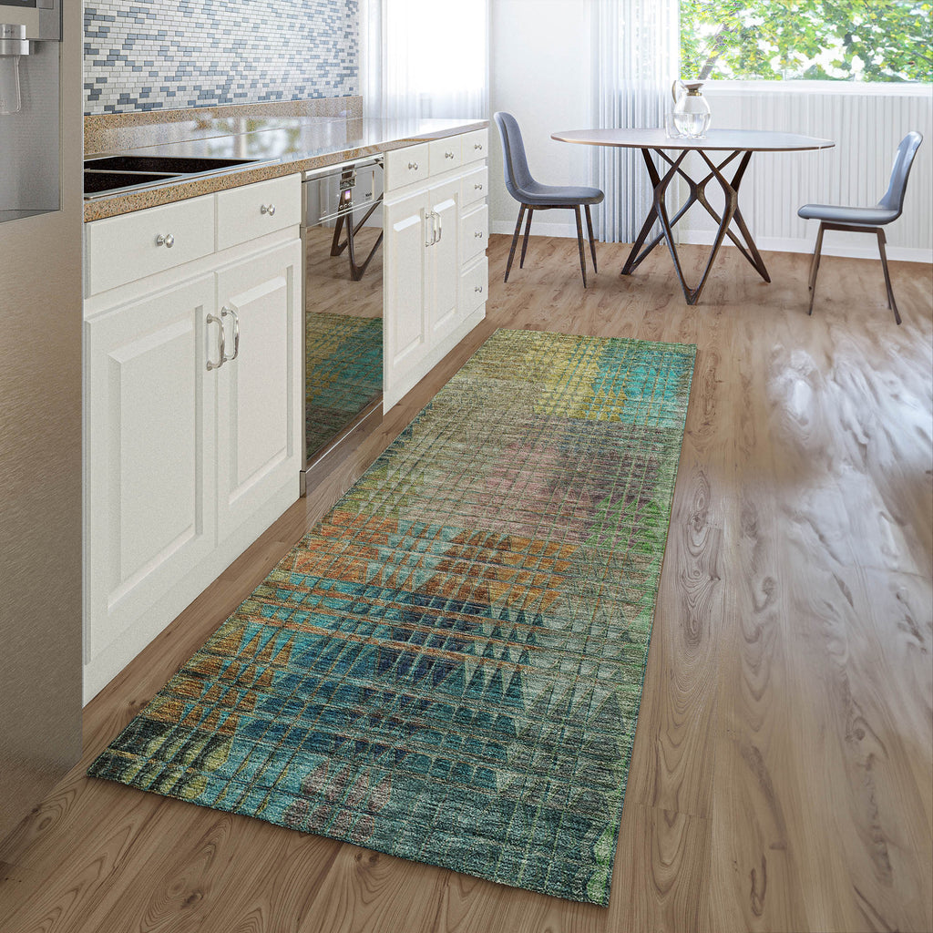 dalyn trevi tv6 green rug