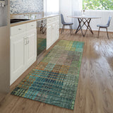 dalyn trevi tv6 green rug