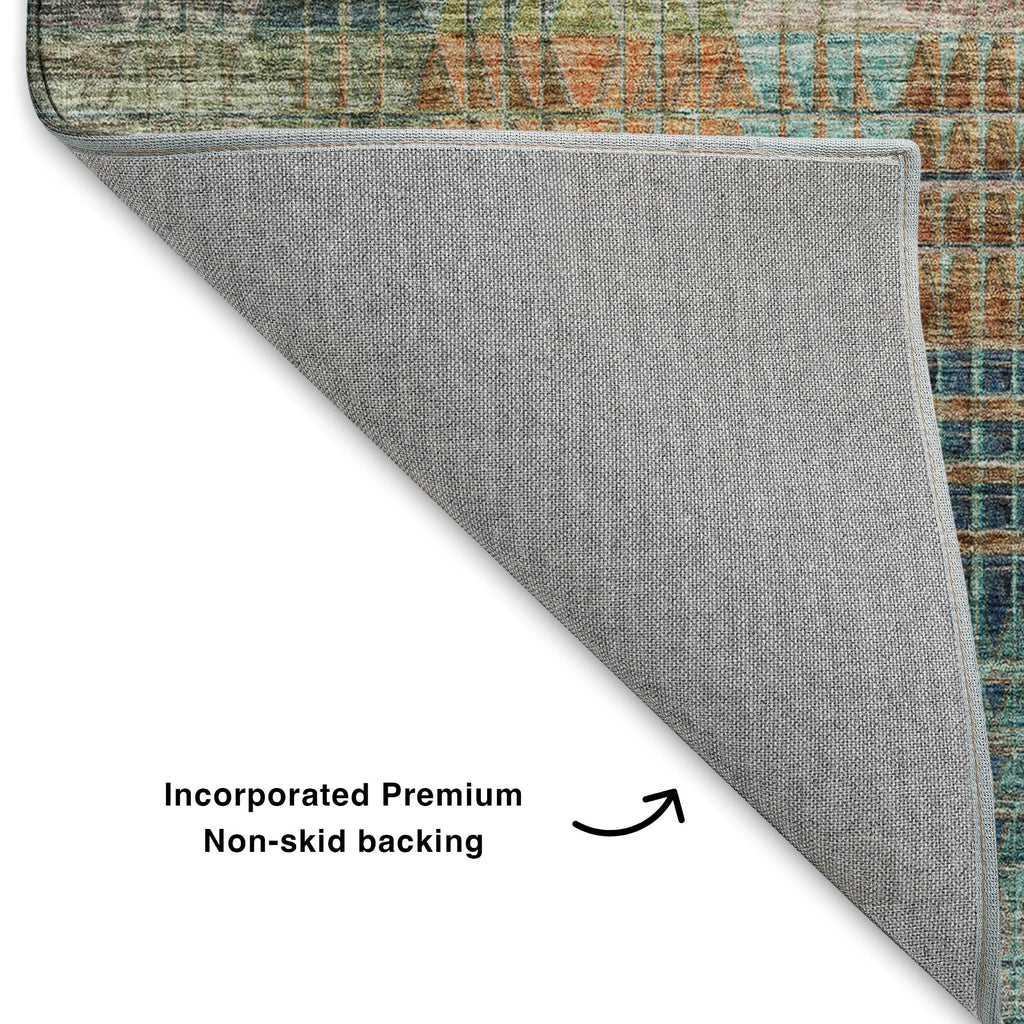 dalyn trevi tv6 green rug