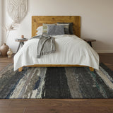 dalyn trevi tv8 black rug