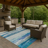 dalyn trevi tv8 blue rug