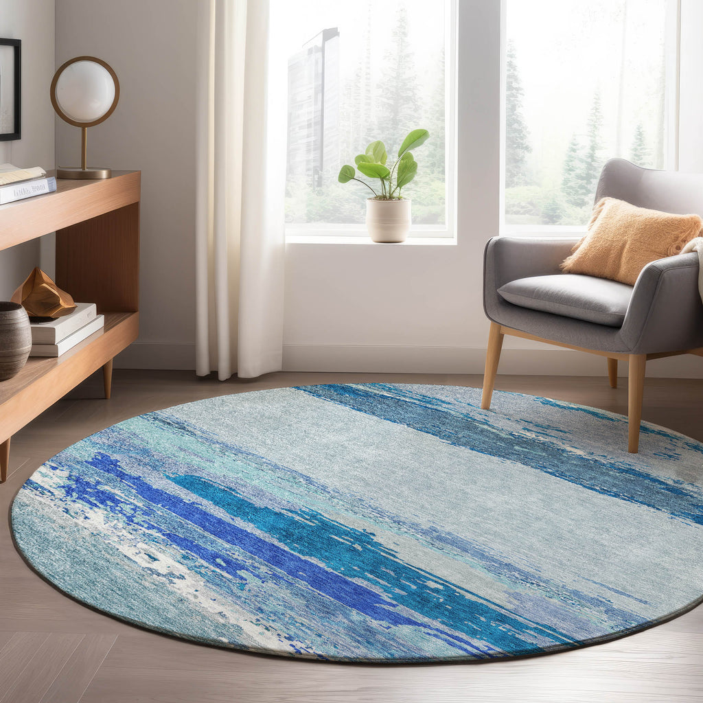 dalyn trevi tv8 blue rug
