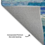 dalyn trevi tv8 blue rug