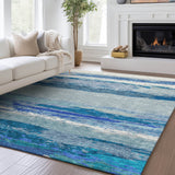dalyn trevi tv8 blue rug