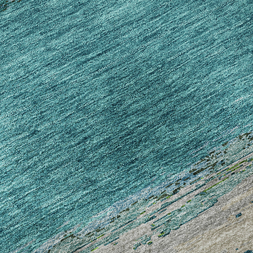 dalyn trevi tv8 teal rug
