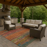 dalyn trevi tv8 terracotta rug