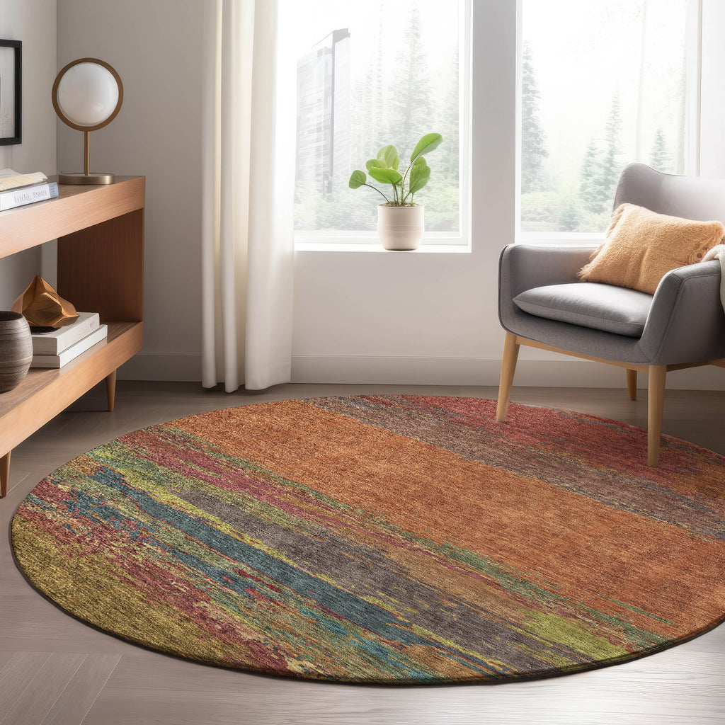 dalyn trevi tv8 terracotta rug