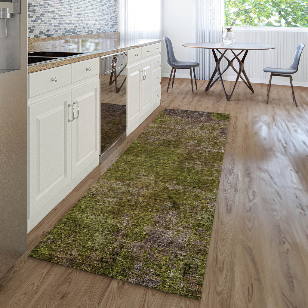 dalyn trevi tv9 green rug
