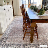 Hauteloom Jill JILL Dark Brown Machine Made Polyester Rug