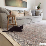 Hauteloom Jill JILL Dark Brown Machine Made Polyester Rug